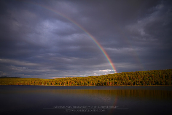 1233 - B - Rainbow at Mustajarvi III