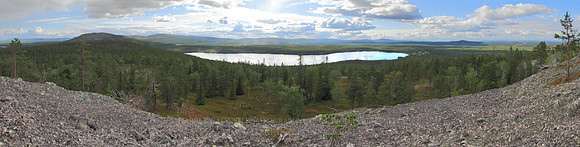 1386 - Soutaja view to Pyhätunturi