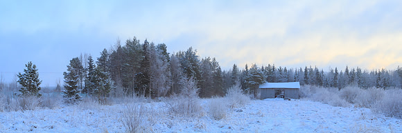 0737 - B - Haukiniemi at early winter - HD