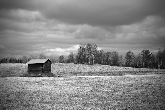 0941 - B - Old barn at the field