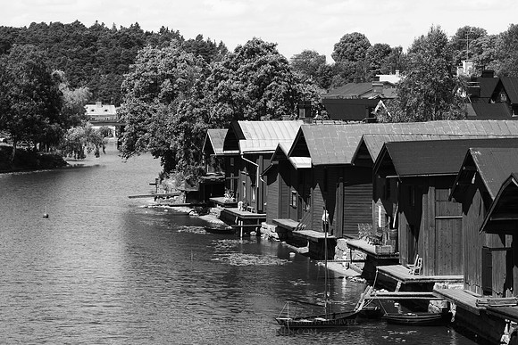 0828 - B - Old warehouses in Porvoo