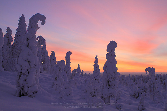 1100 - B - Mustavaara sunset II