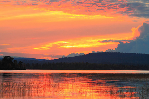 0418 - B - Sunset at Lake Inari
