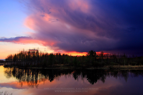 0029 - B - Javarusjoki under sunset