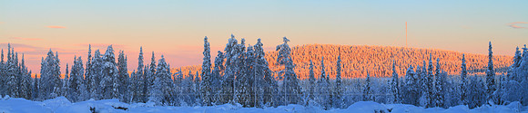 1326 - Airosvaara at winter sunset