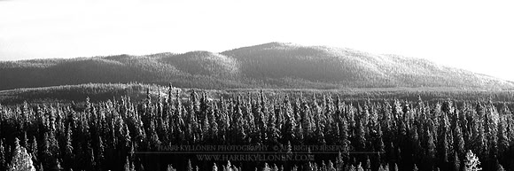 0574 - A - Iivaara in the glowing light b&w - HD