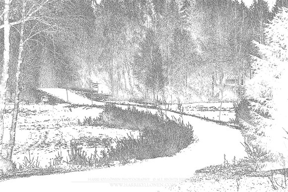 0145 - B - White road