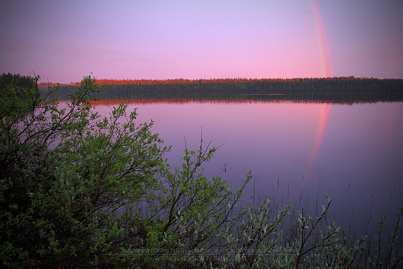1230 - B - Rainbow at Mustajarvi