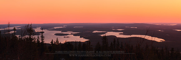 0528 - B - Sunset view from Iivaara - HD