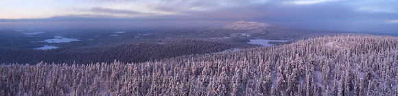 1349 - Distant winter view to Ruka