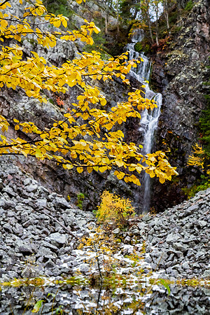 1906 - Pyhänkaste waterfall at autumn