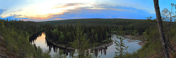 0536 - A - Oulankajoki at summer night - HD
