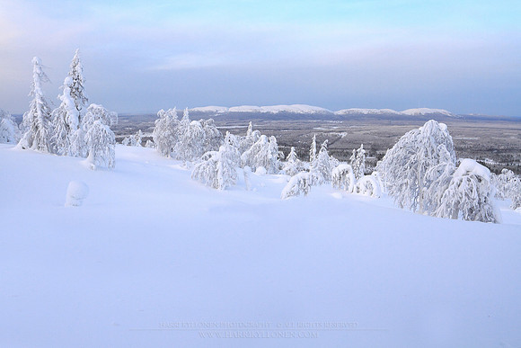 1170 - B - Winter view to Pyhatunturi