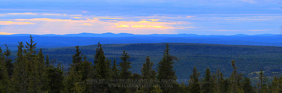 0647 - A - Sunset view from Kuntivaara - HD