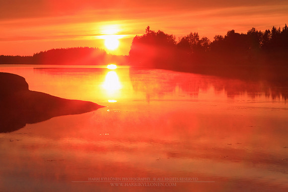 0061 - B - Mist at sunset